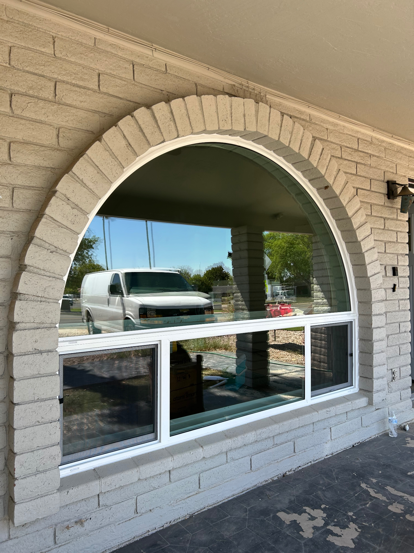 Custom arched window
